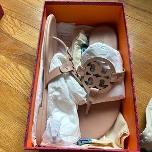 Tory Burch Miller Calf Leather Sandal Size 10
